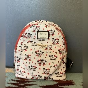 Loungefly “Vintage” Mickey & Minnie backpack